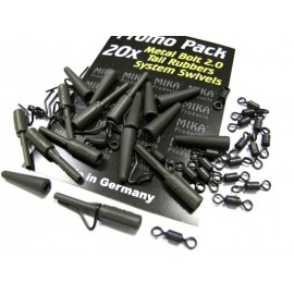 MIKA Promo - 20x Metal Bolt Beads 2.0 + System Swivels
