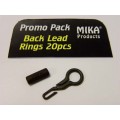 MIKA Promo - 20x Back Lead Rings mit Sleeves